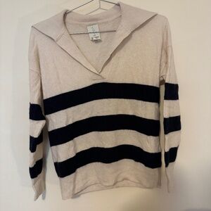 Joie Stripe Cashmere Sweater